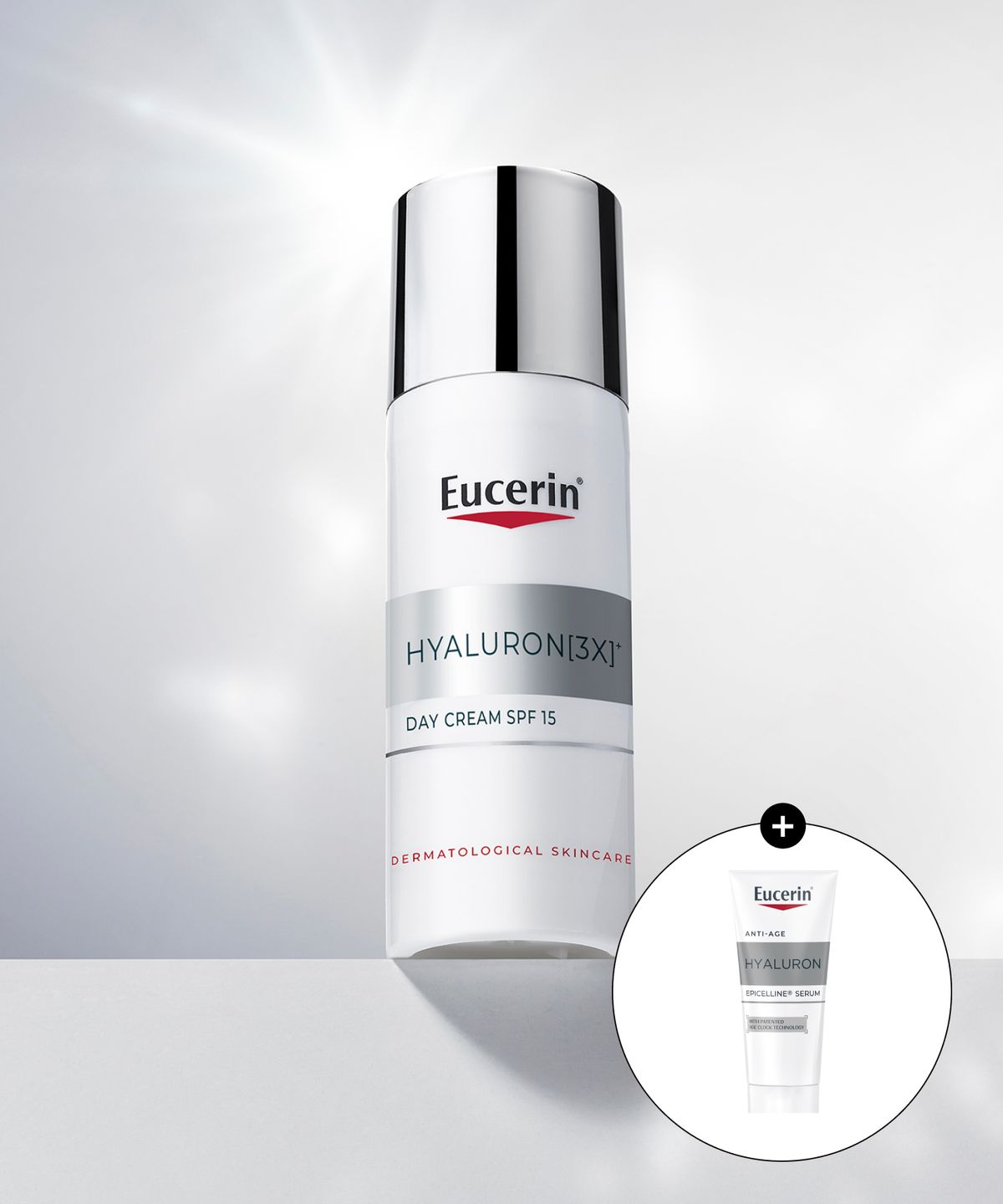 유세린(EUCERIN) 하이알루론 3X 데이크림 50ml + 에피셀린세럼 7ml 증정