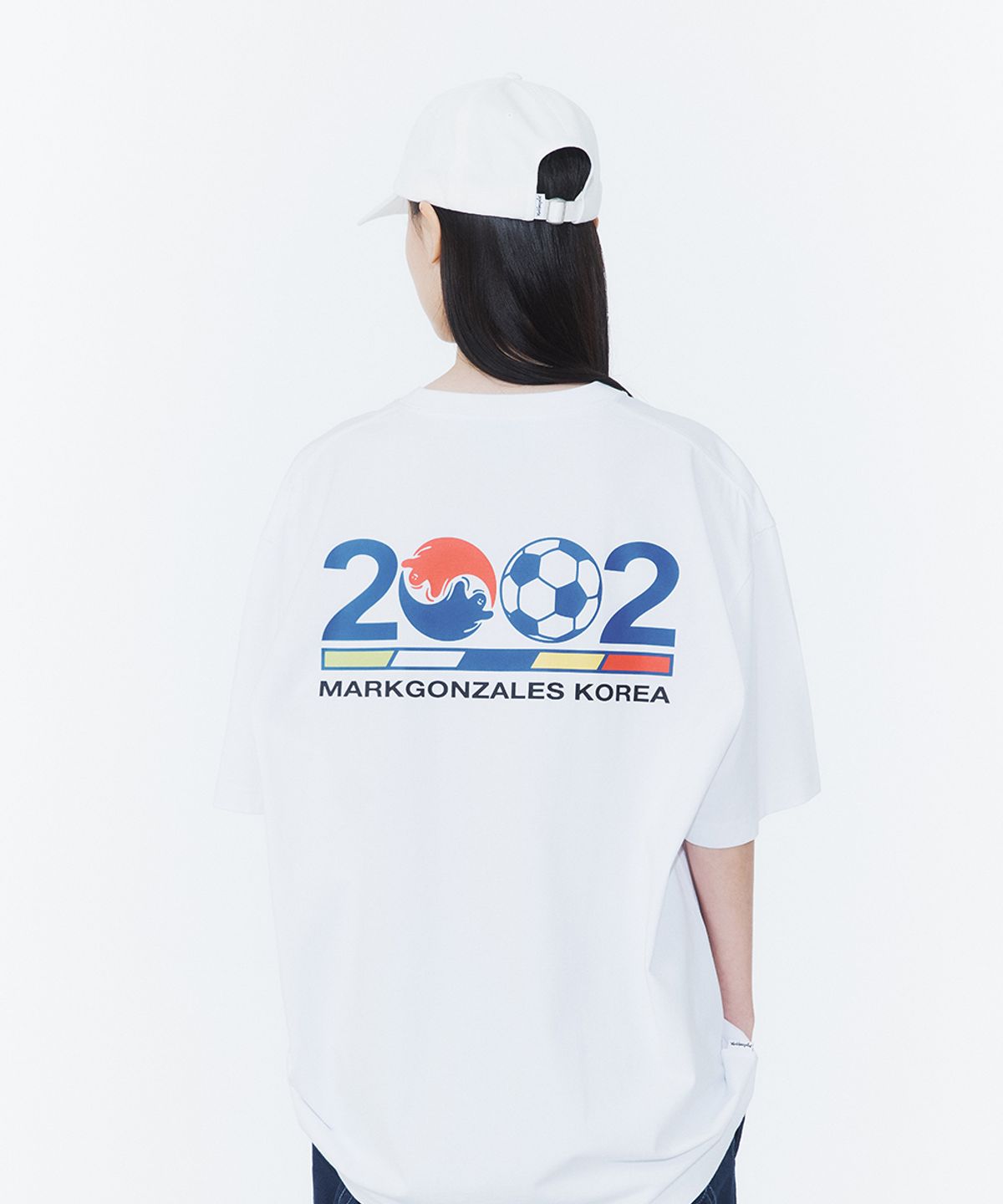 마크곤잘레스(MARK GONZALES) 2002 풋볼 반팔 티셔츠 - WHITE