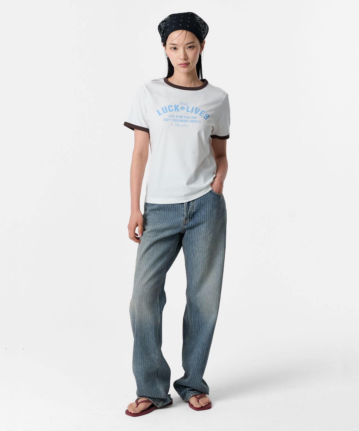 휠라(FILA) Coldwave+ 링거 그래픽 반팔티(FS262RS01U001191)