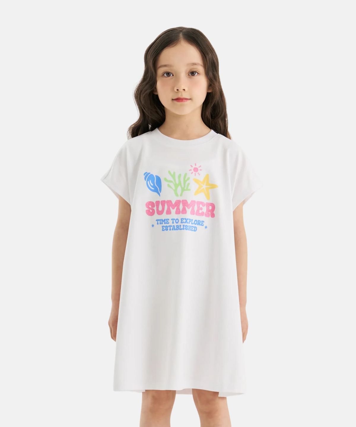 아웃도어 프로덕츠 키즈(OUTDOOR PRODUCTS KIDS) 여아 썸머 저지 원피스 (오프 화이트) OD262EOP71_OWH