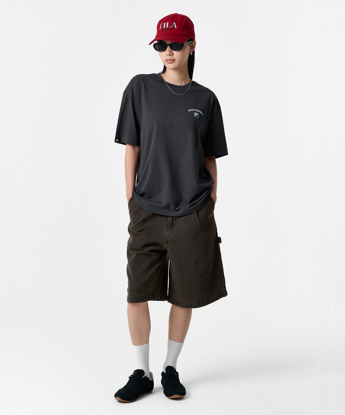 휠라(FILA) Coldwave+ 삼단로고 반팔티(FS262RS01X022041)