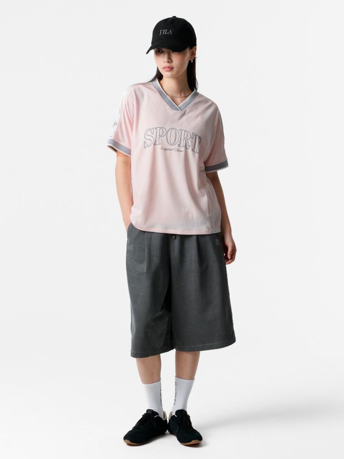 휠라(FILA) 여성전용 메쉬 반팔티(FS262RS01F020650)