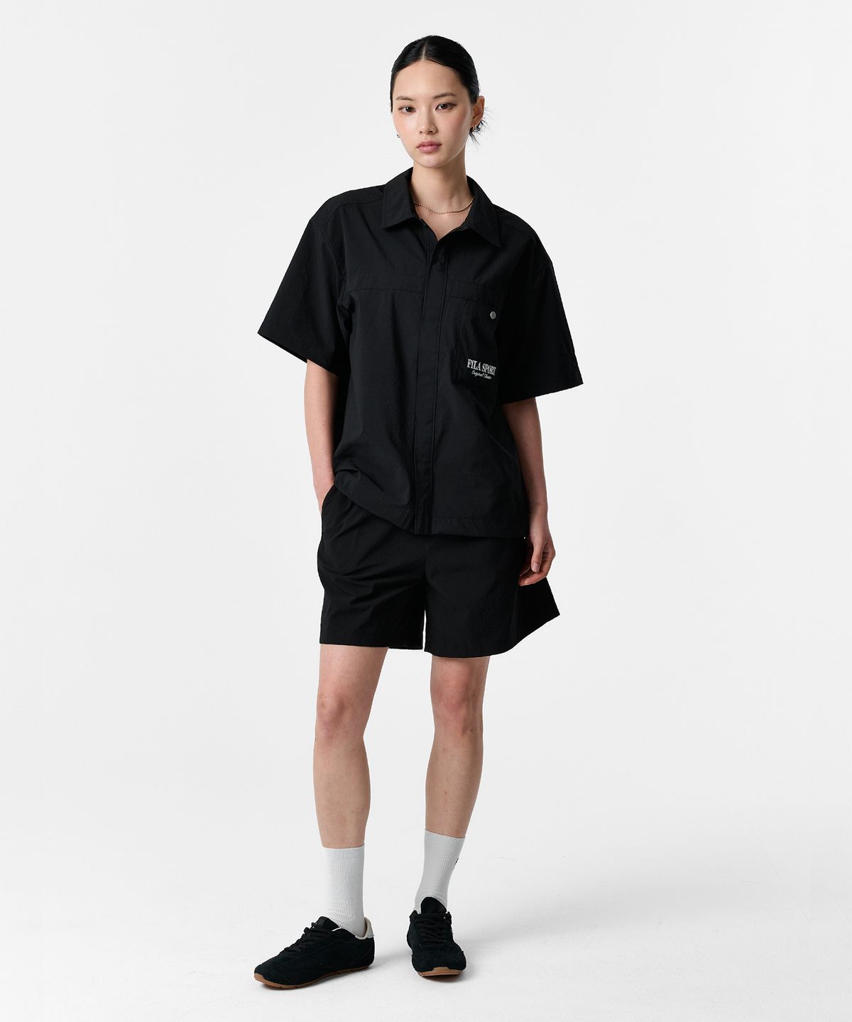 휠라(FILA) 시어서커 쇼츠(FS262TR01U002002)