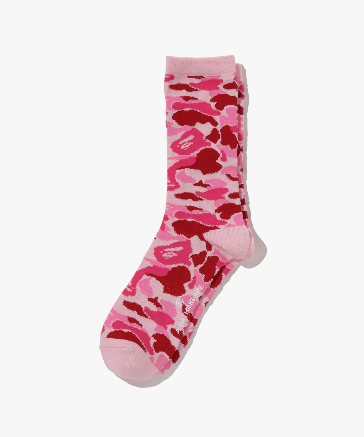 베이프(BAPE) ABC 카모 자카드 양말(M) PINK