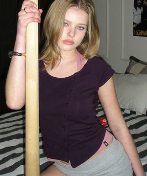 이디스 버튼 업 블라우스-퍼플