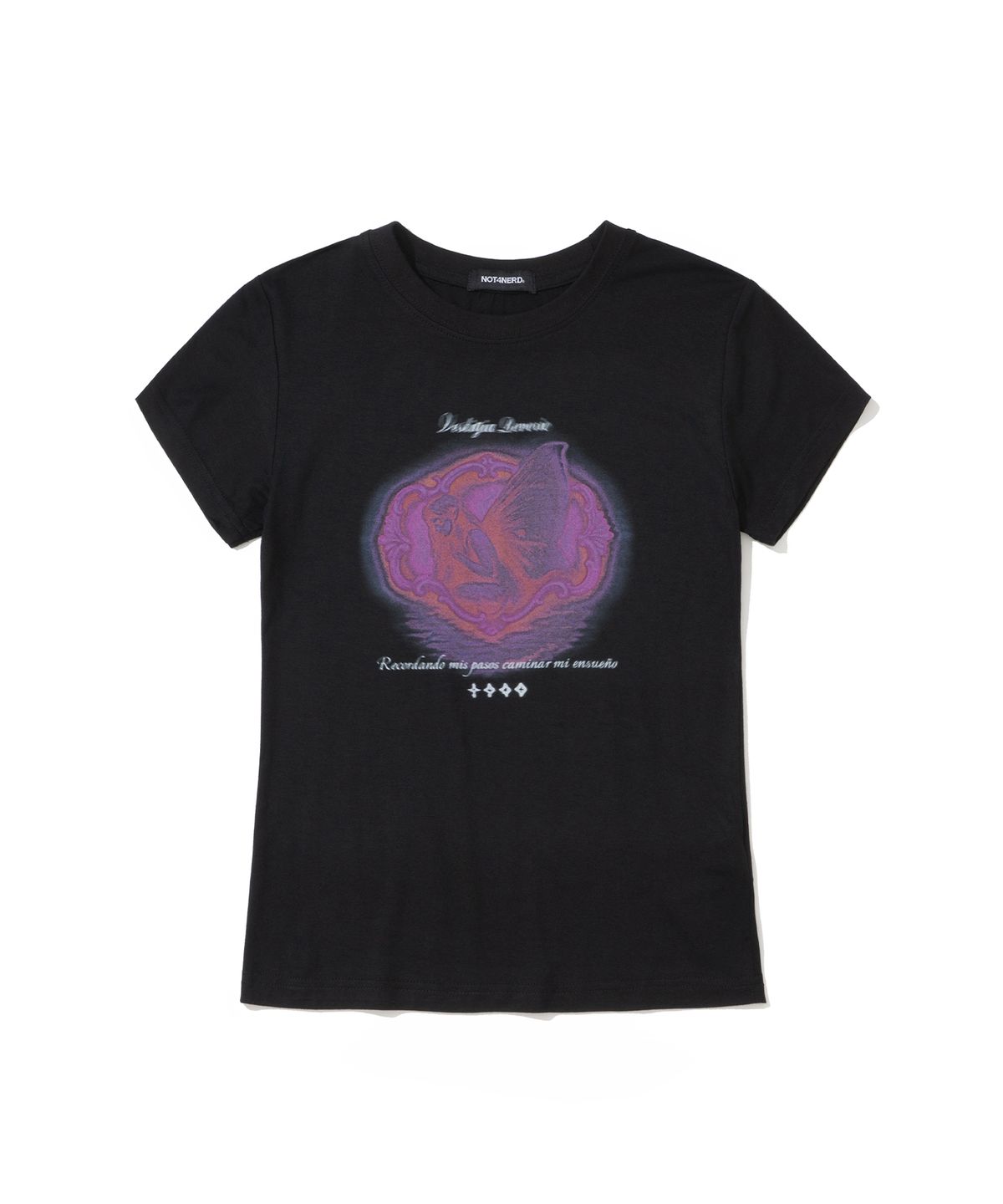 낫포너드(NOT4NERD) W Dream Shelter T-Shirts - Black