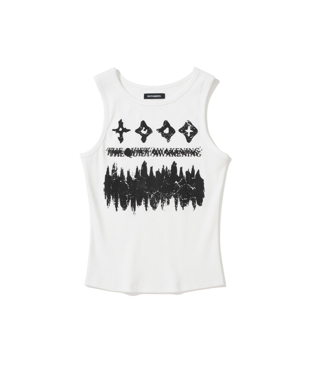 낫포너드(NOT4NERD) W Silent Wake Sleeveless - White