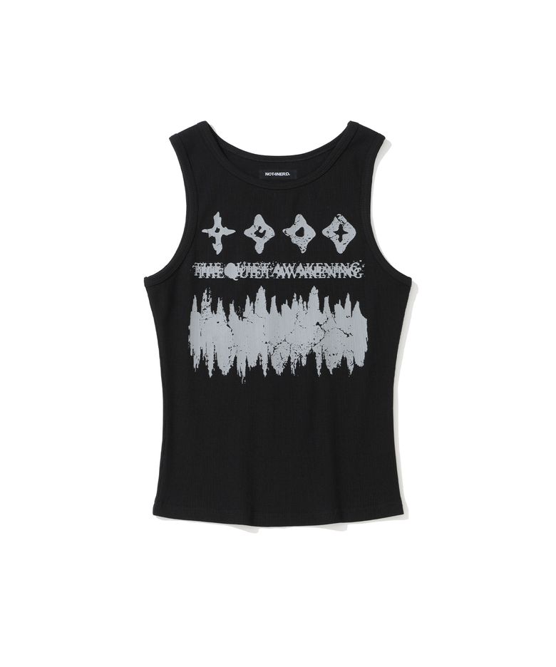 W Silent Wake Sleeveless - Black