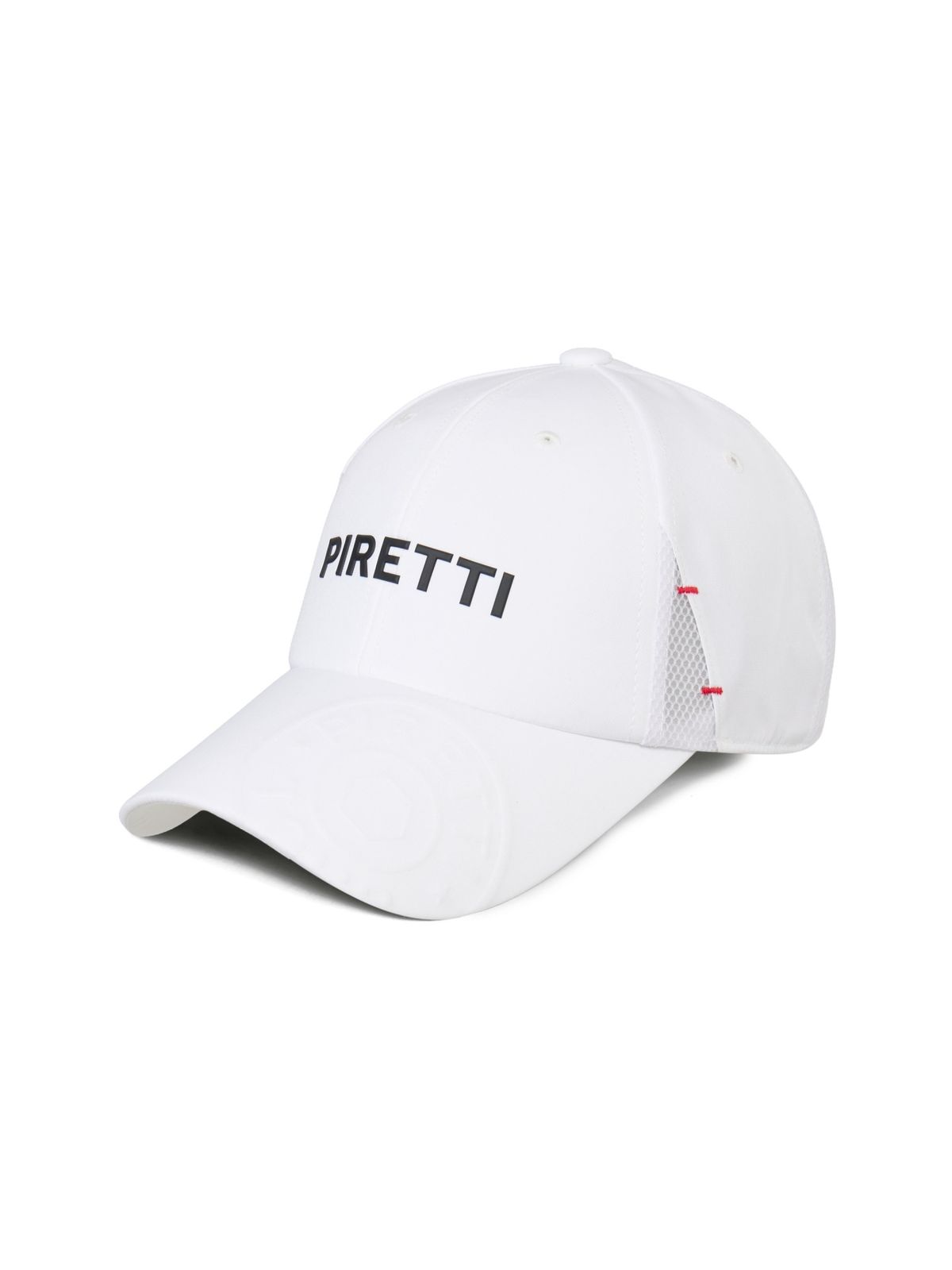 피레티(PIRETTI) 매쉬 배색 투어 캡_White