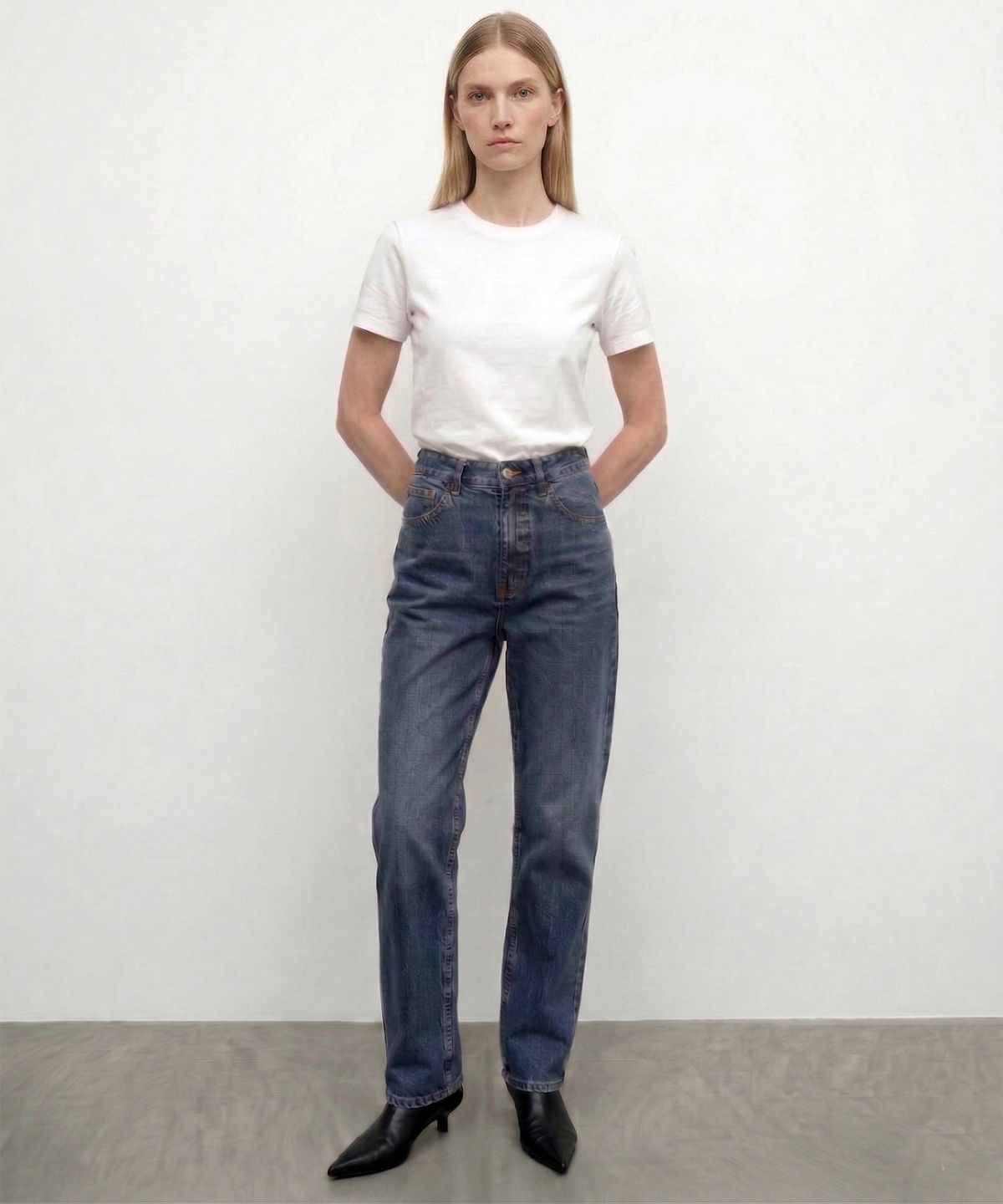 킴도(KIMDOH) Arvo Cropped Straight Denim / Raw Indigo