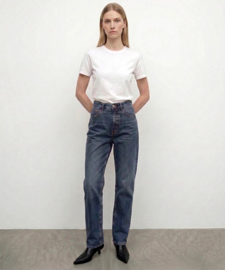 Arvo Cropped Straight Denim / Raw Indigo