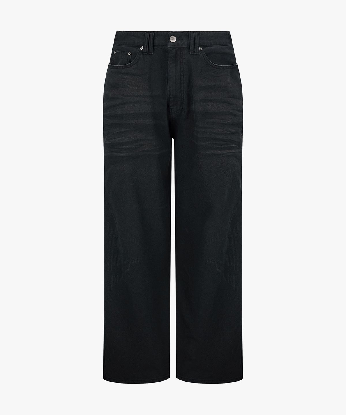 엔드릭스(EDLIX) Silent Burn Surface Denim Pants (Black)