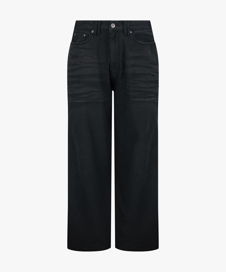 Silent Burn Surface Denim Pants (Black)