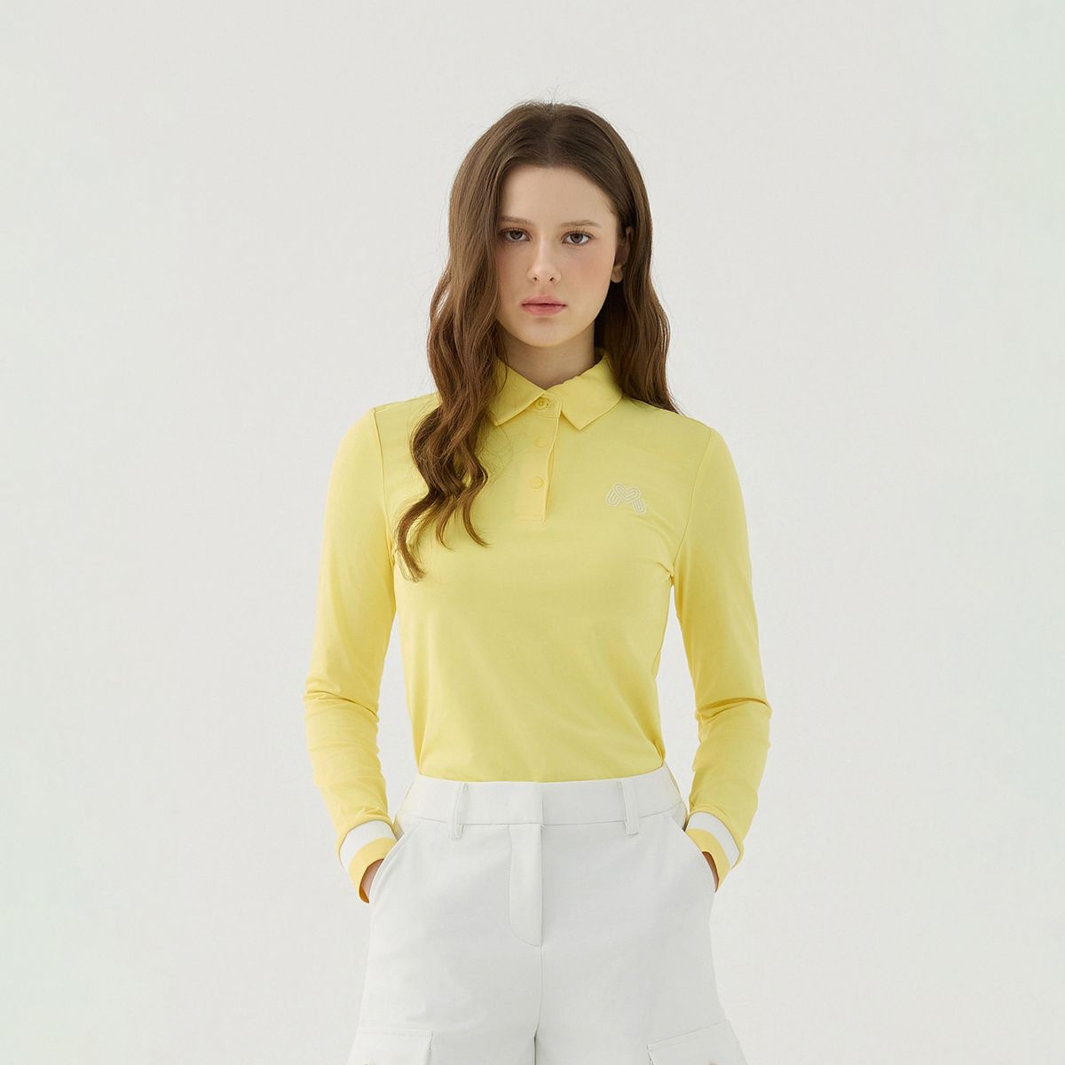 마틴골프(MARTINE GOLF) Sleeve Tip Point Polo Shirts_Yellow