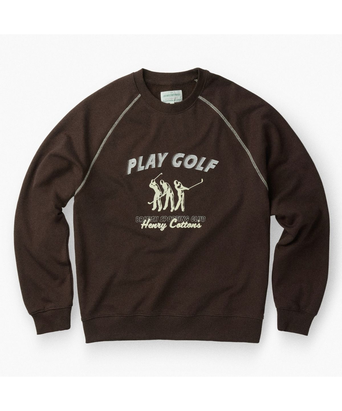 헨리코튼(HENRY COTTONS) [British Sporting Club] Artwork Sweat shirts ABTAM26601BRX