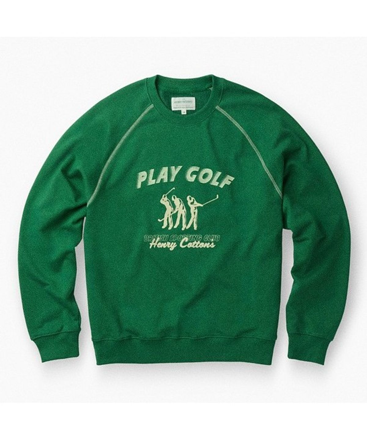 헨리코튼(HENRY COTTONS) [British Sporting Club] Artwork Sweat shirts ABTAM26601GRX
