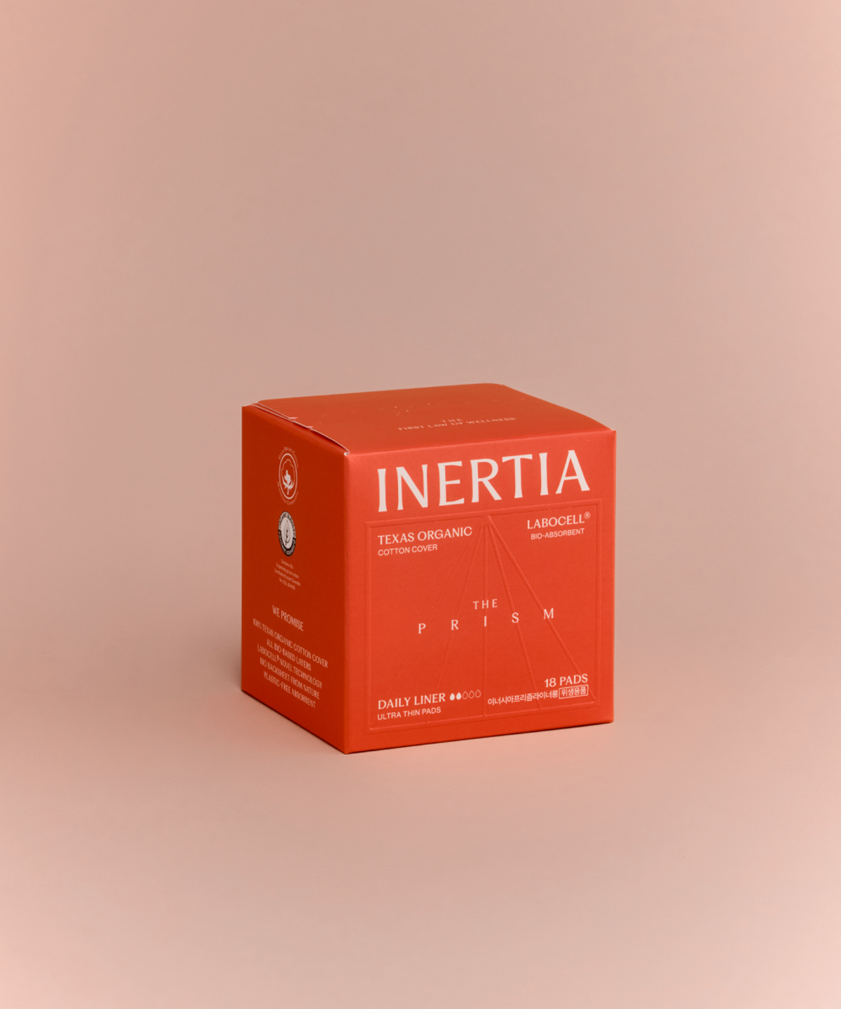 이너시아(INERTIA) 더프리즘 유기농 팬티라이너 18P