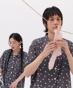 [곽민경 PICK] [2SET] 버블리파피 스퀴드 반팔 잠옷 세트