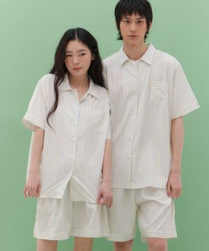 [2SET] 타이드리듬 톰비 반팔 잠옷 세트