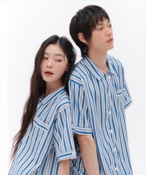 [2SET] 타이드리듬 델피 반팔 잠옷 세트