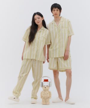 [2SET] 타이드리듬 젤리스 반팔 + 긴바지 잠옷 세트