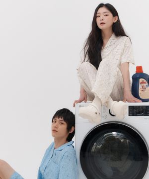 [2SET] 드리미두들스 도토리대작전(아이보리) 반팔 + 긴바지 잠옷 세트