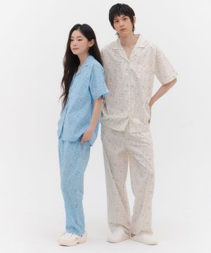 [2SET] 드리미두들스 도토리대작전(블루) 반팔 + 긴바지 잠옷 세트