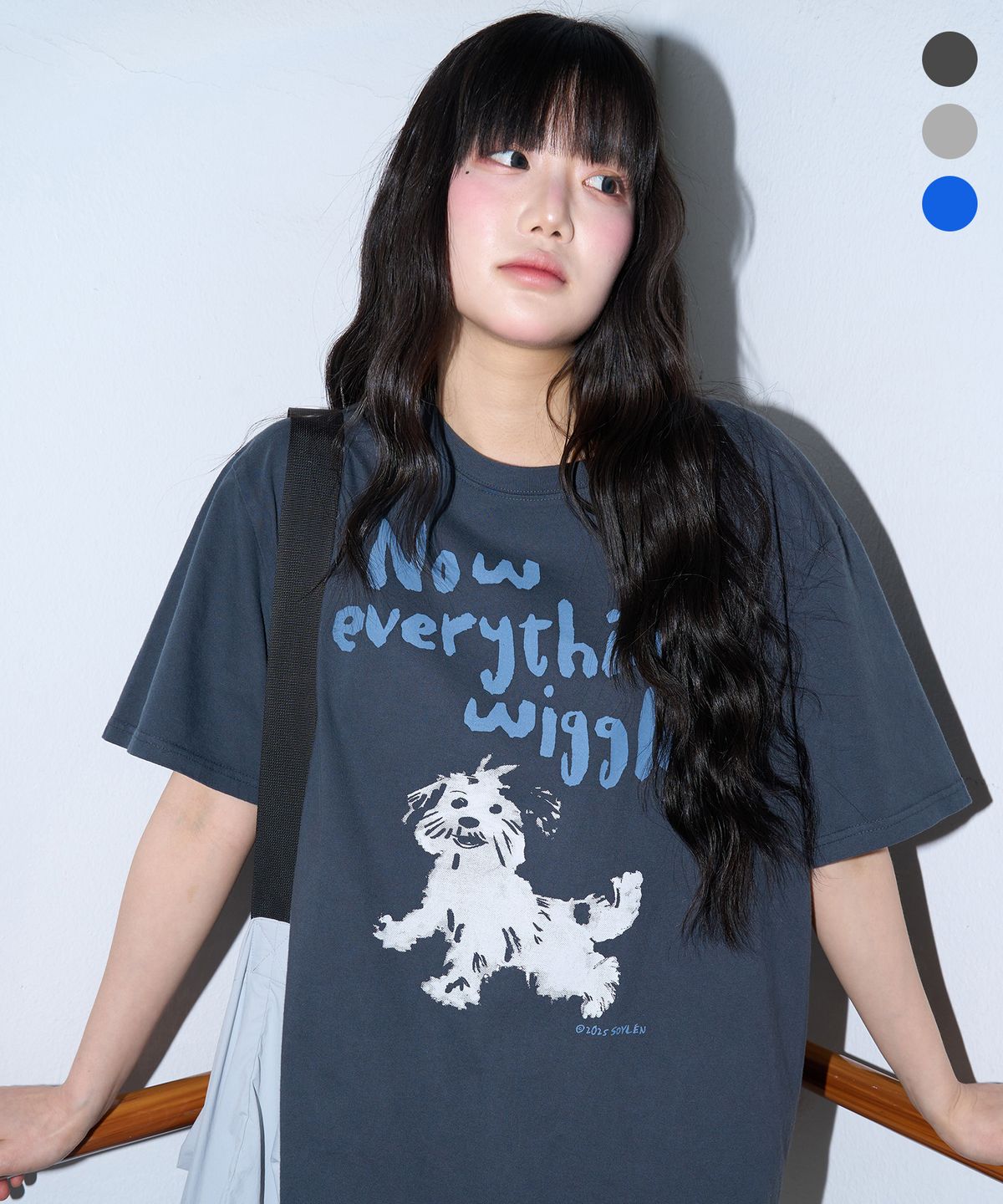 소이렌(SOYLEN) 위글 피그먼트 티 (3 Color)