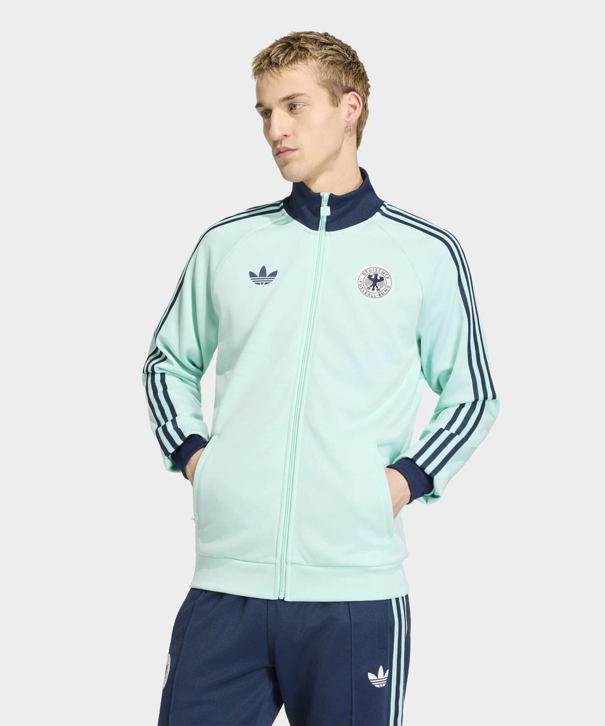 아디다스(ADIDAS) 독일 트랙탑 - 민트 / JZ9340