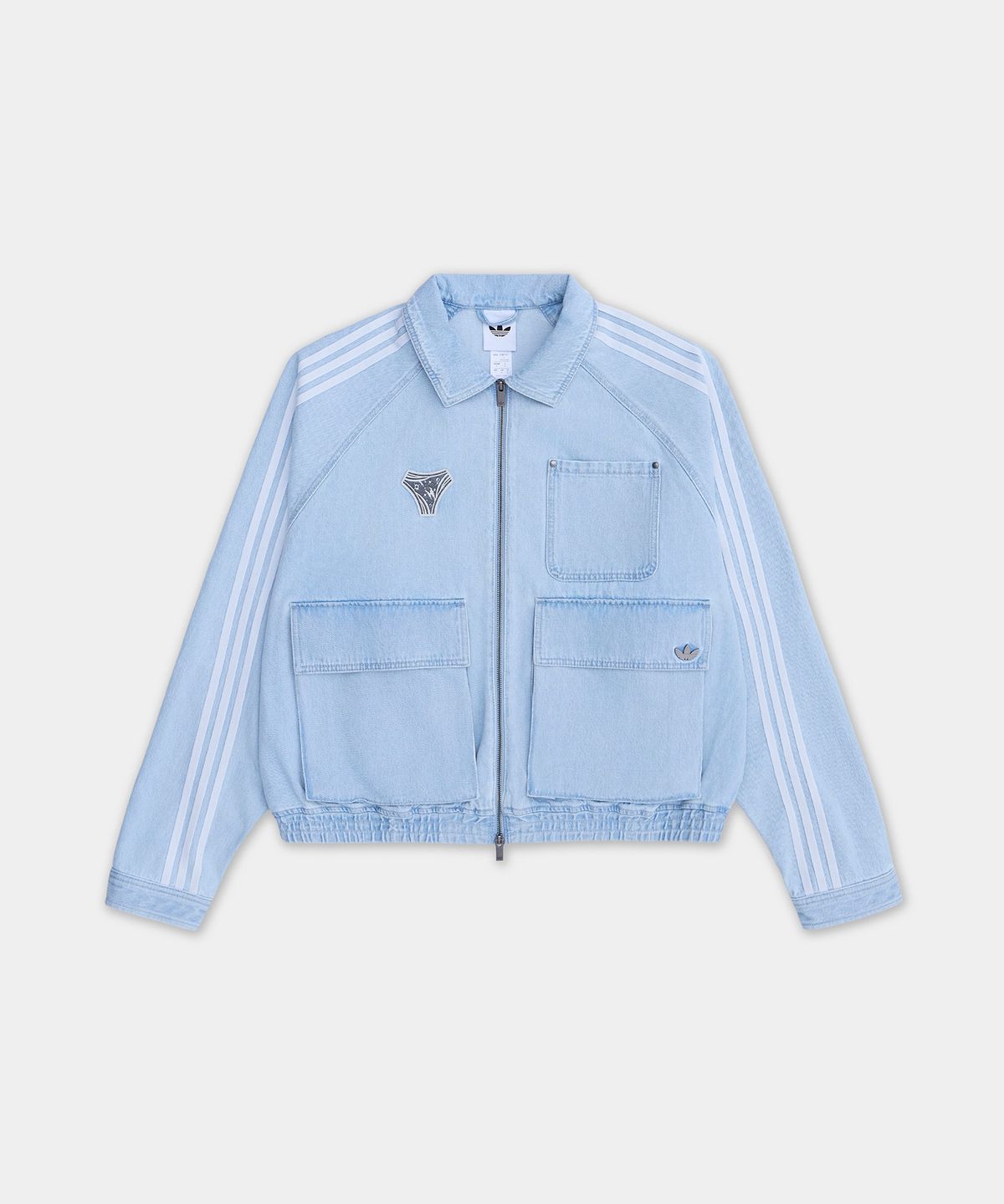 아디다스(ADIDAS) 아딜레늄 시즌 5 데님 재킷 - 라이트블루 / KX4824