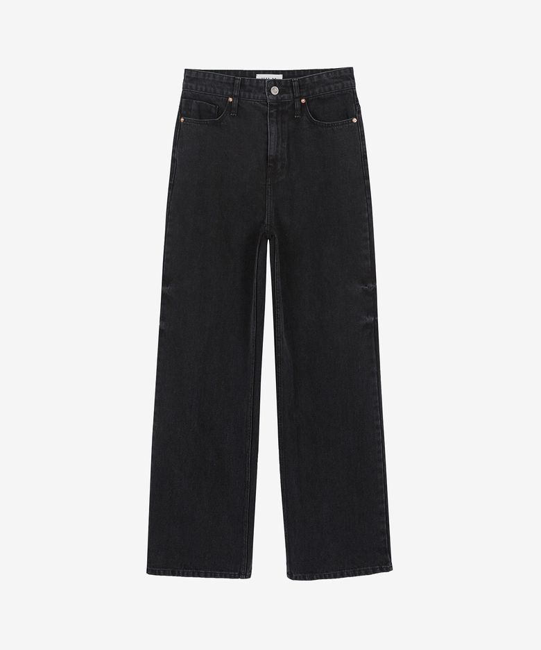 DOMINGO WASHED DENIM PANTS BLACK