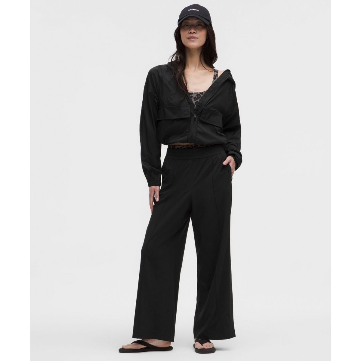 룰루레몬(LULULEMON) 브리즐리 미드라이즈 팬츠 *아시아 핏  BLK