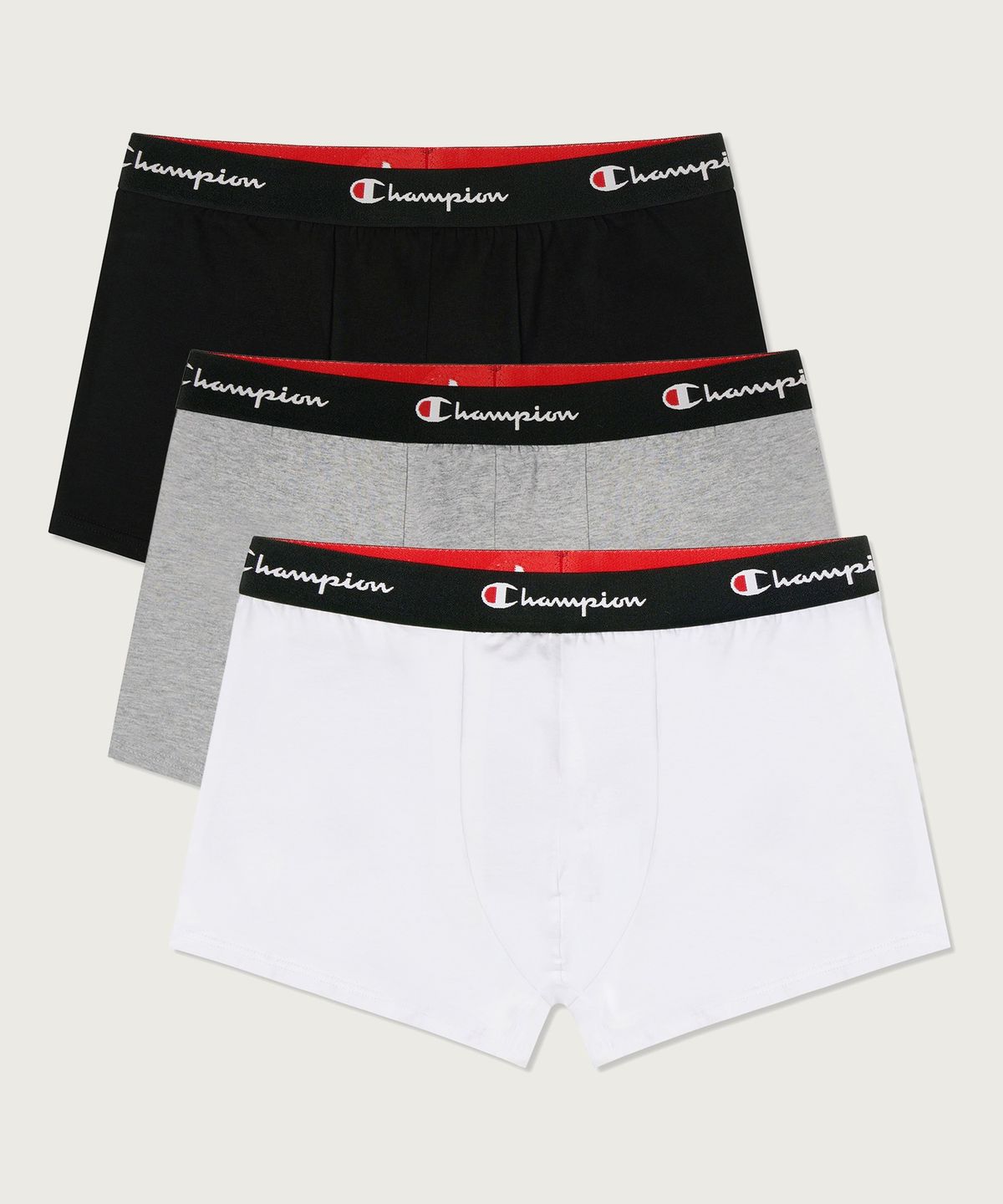 챔피온(CHAMPION) [3pack] 숏랭스 드로즈 Black/Grey/White