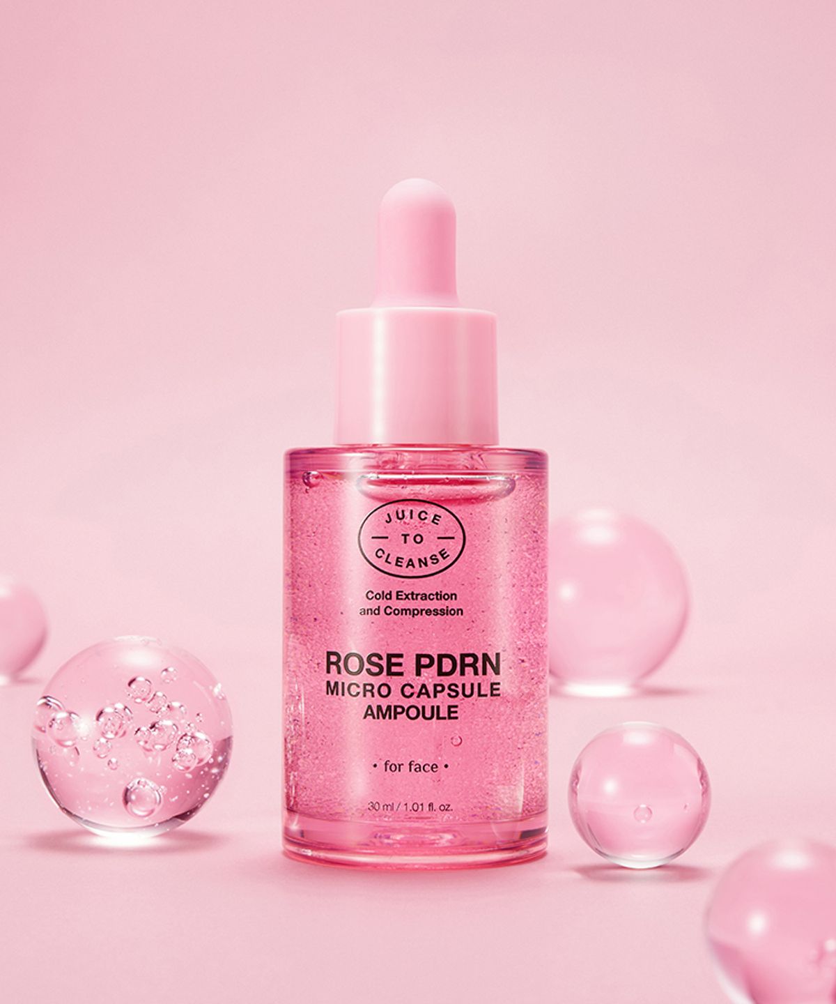쥬스투클렌즈(JUICE TO CLEANSE) 로즈PDRN 마이크로캡슐 앰플 30ml