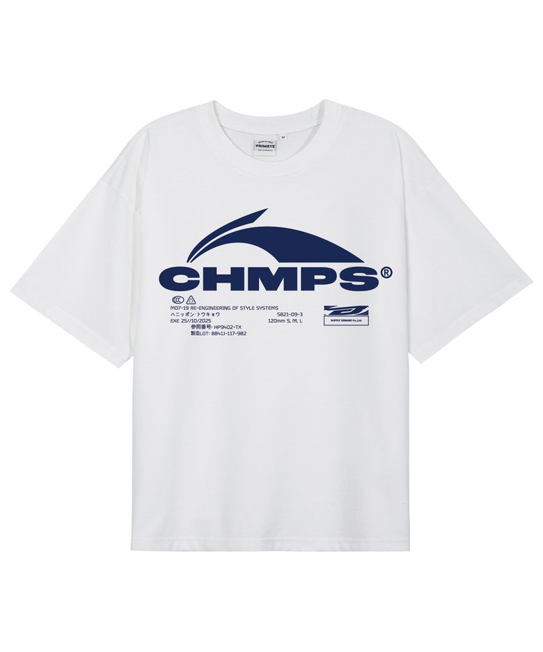 [4 COLORS] CHMPS EVOLVE 오버핏 반팔티셔츠 B26ST02