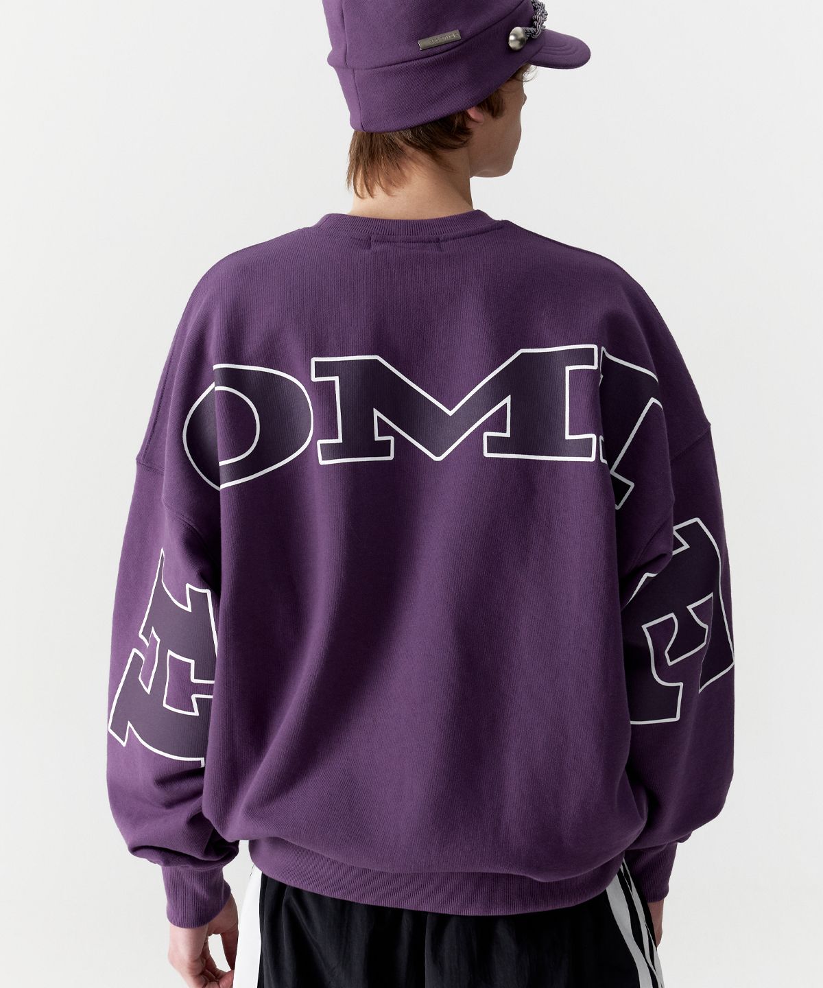 이에스씨 스튜디오(ESC STUDIO) HOMIE sweatshirt (purple)