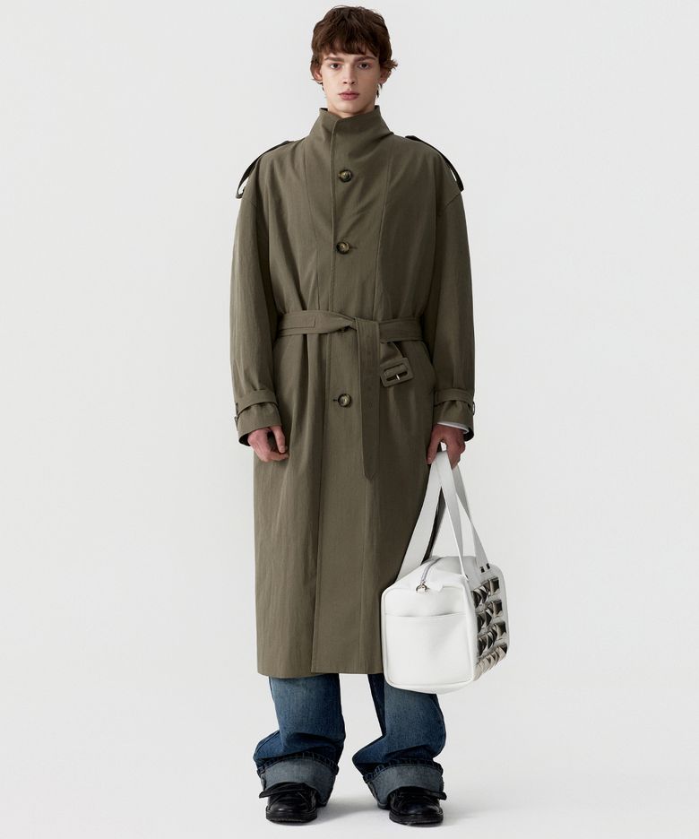 LAUNDRY TAG trench long coat ( khaki)