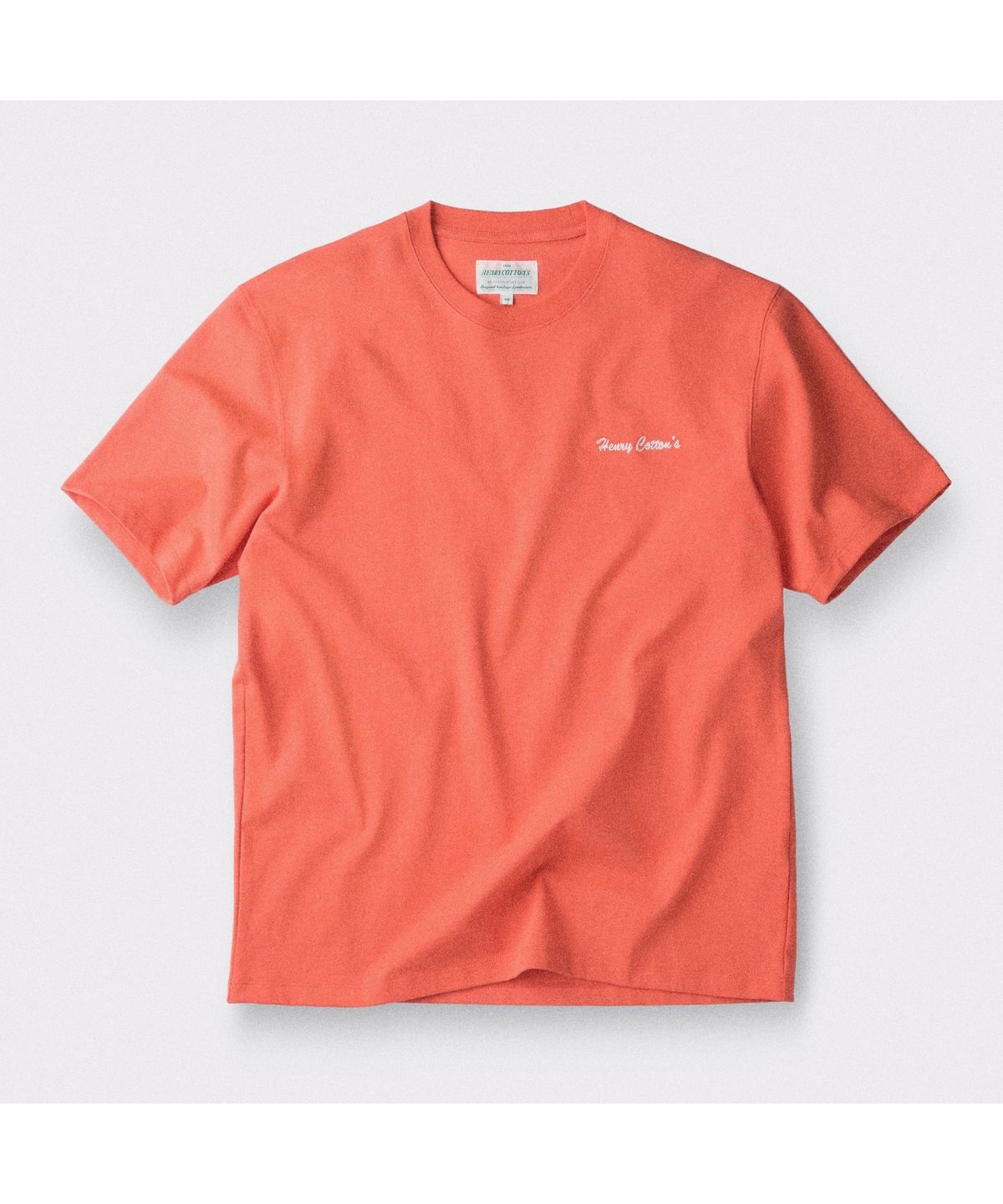 헨리코튼(HENRY COTTONS) [British Sporting Club] Applique Short-Sleeve T-Shirts ABTAM26741REX