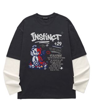 레이어드 INSTINCT 롱슬리브 (VVLL0225) 차콜