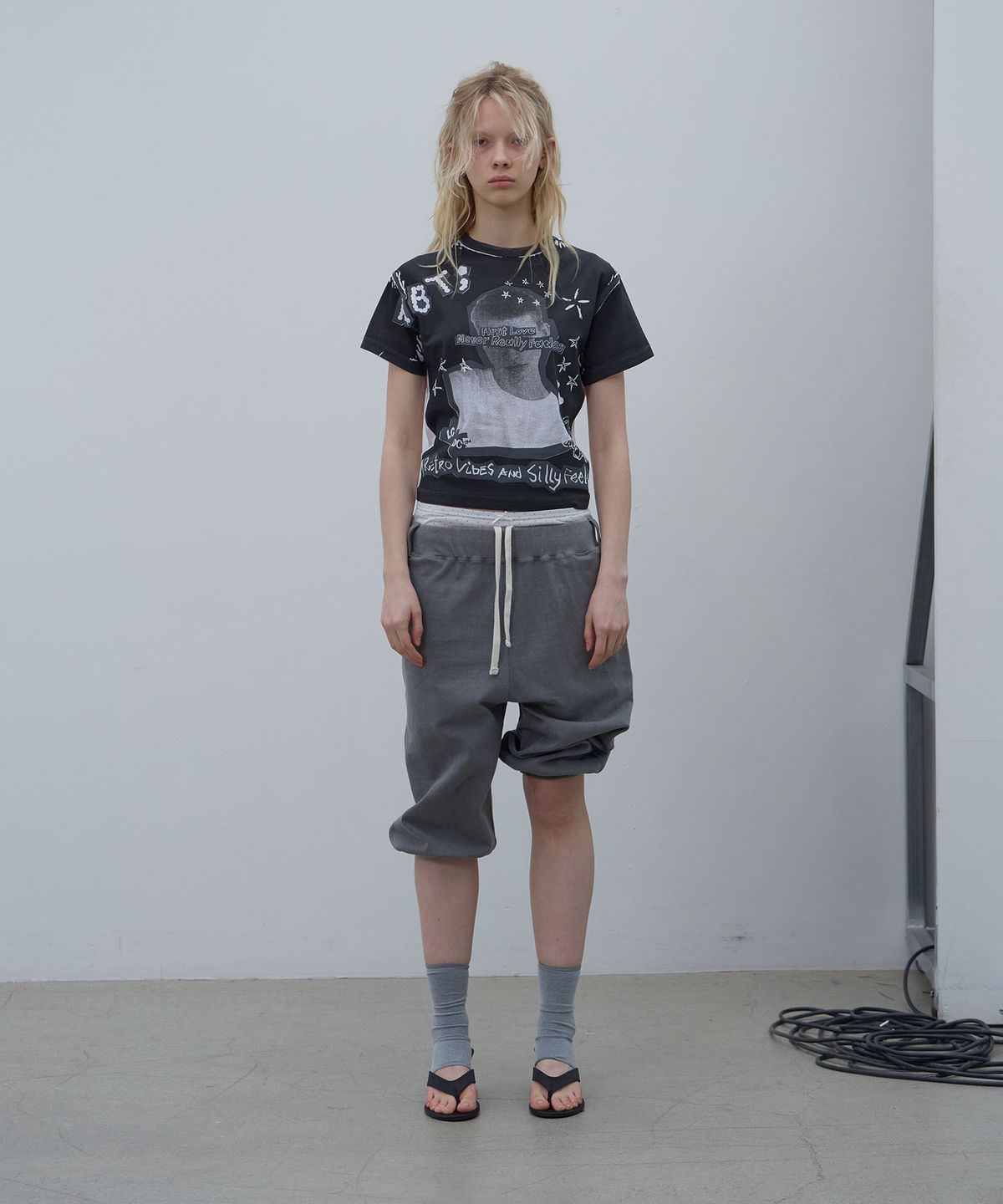엘씨디씨티엠(LCDC™) PRINTED T-SHIRT (BLACK)