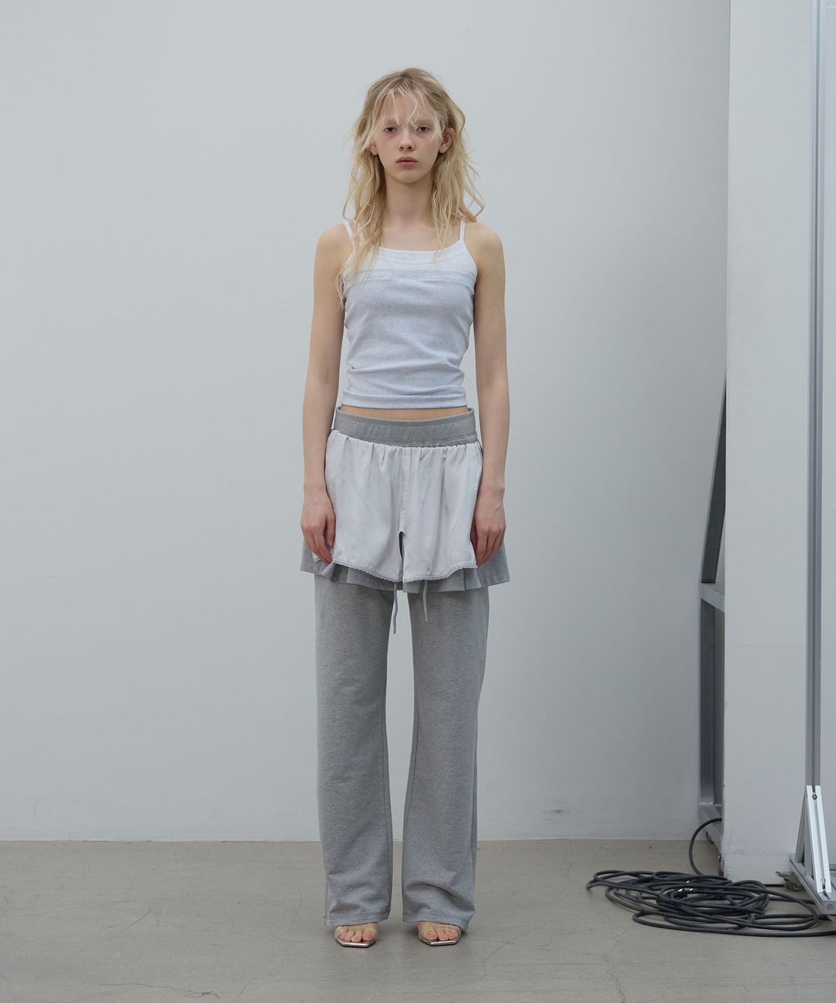 엘씨디씨티엠(LCDC™) TRIPLE LAYERED TOP (LIGHT GREY)