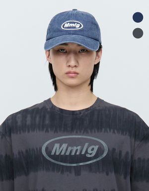 MMLG WASHED CHAIN LOGO BALLCAP (2COLOR)