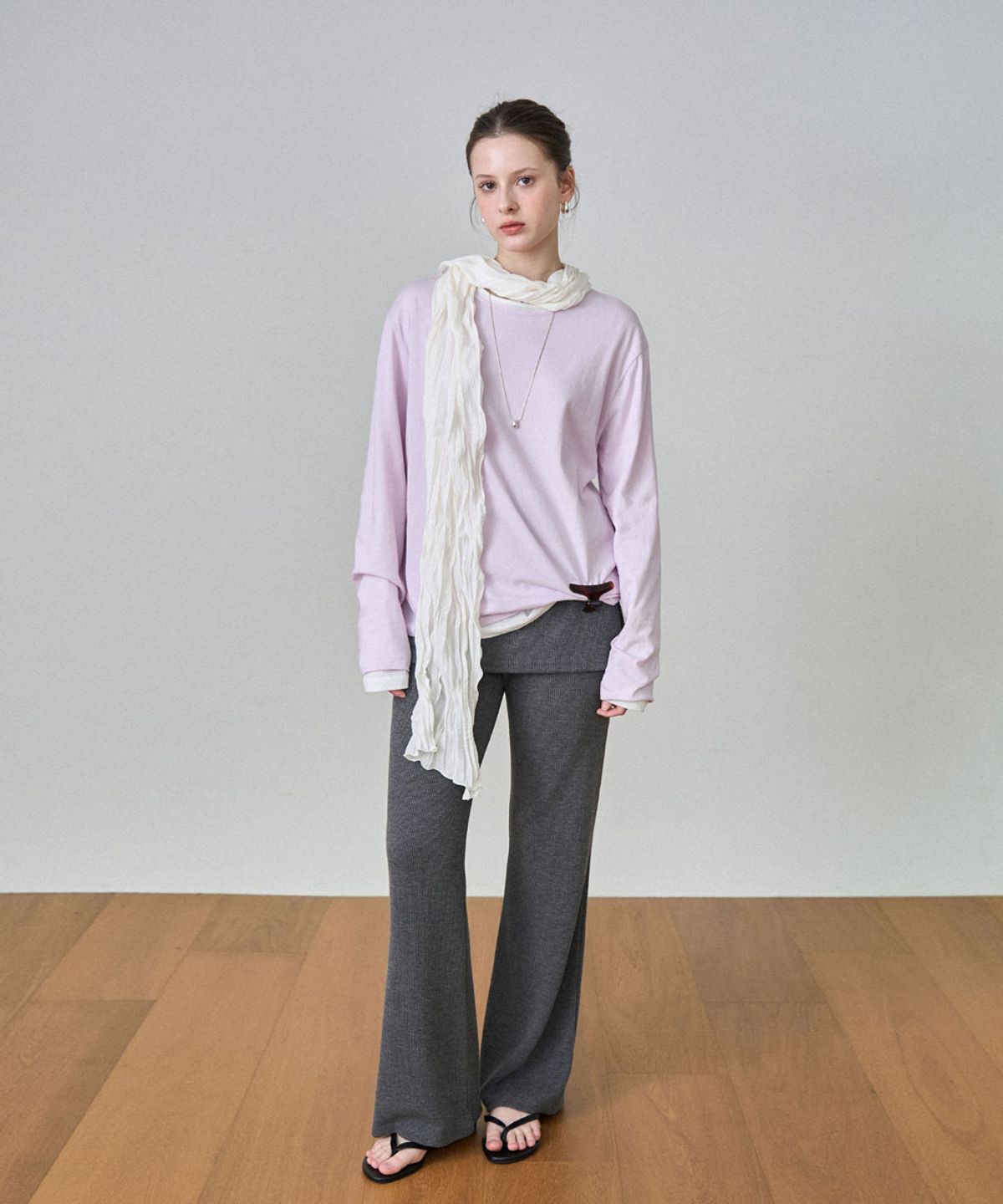 페르브(FERV) Basic Round T-shirt - Lavender