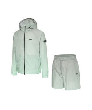 UFC 그라데이션 릴렉스핏 자켓+팬츠 아이스민트 SET UP