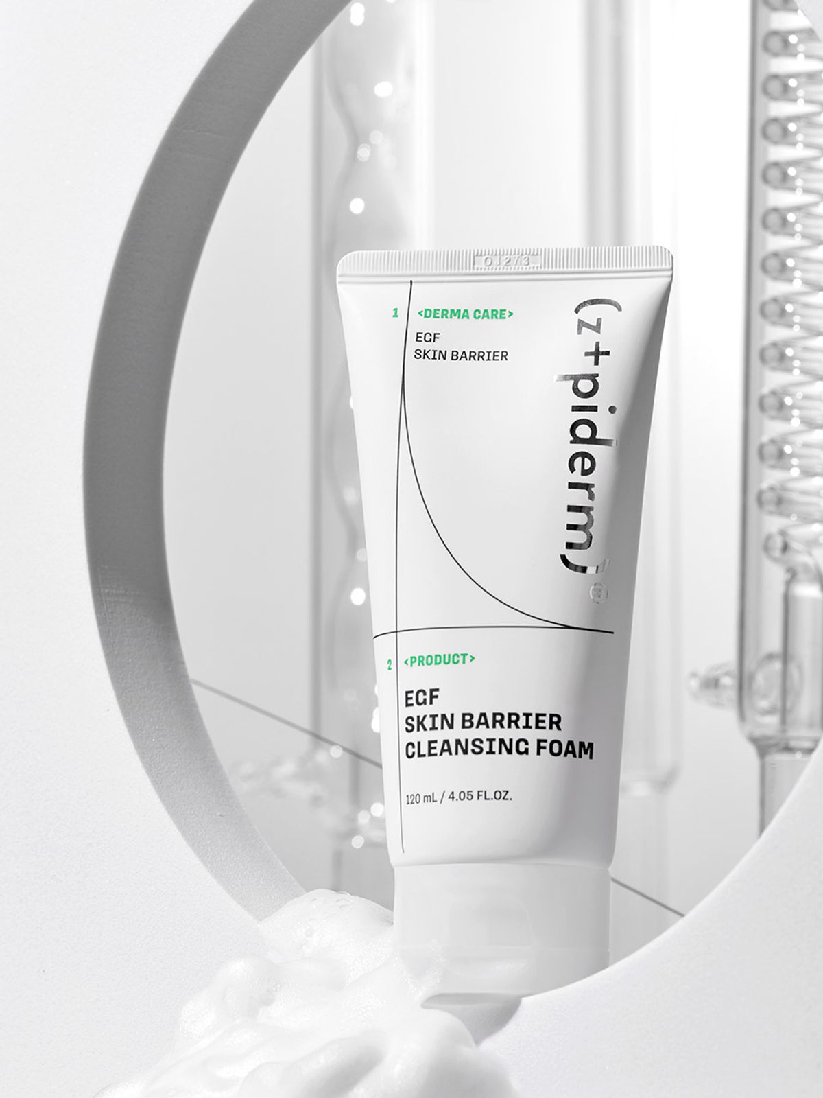 지피덤(ZIPIDERM) EGF 스킨 베리어 폼 클렌징 120ml