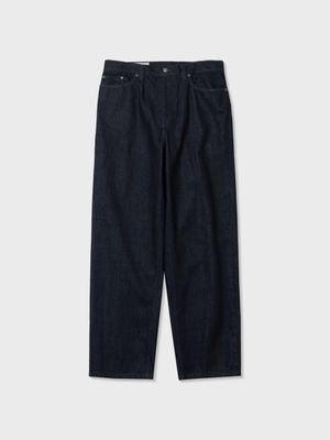 원워시 데님 와이드 팬츠 (INDIGO)