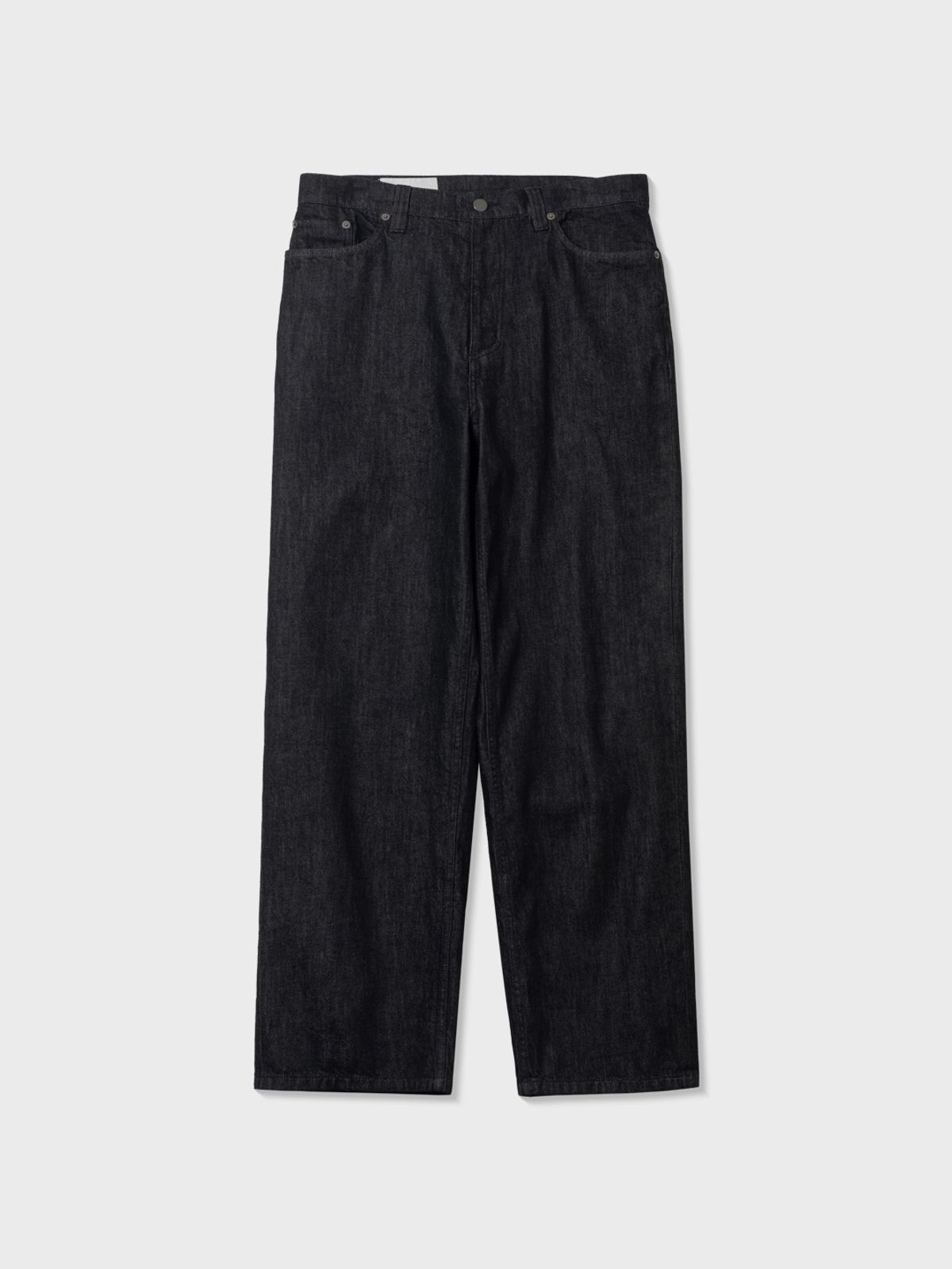 아틀리에 델디오(ATELIER DELDIO) 원워시 데님 와이드 팬츠 (BLACK)