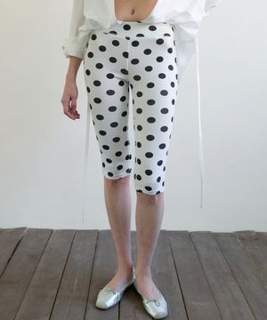 CAPRI RIBBED LEGGINGS - DOT