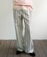 FLORAL STRIPE LOUNGE PANTS - BLUE