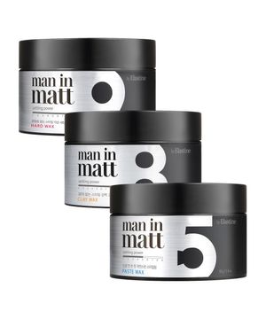 엘라스틴 맨인매트 왁스 80g x 3개 (페이스트/클레이/하드 택1)